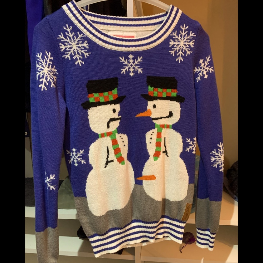 Ugly and Funny Christmas sweater by Tipsy Elves. Worn one time.